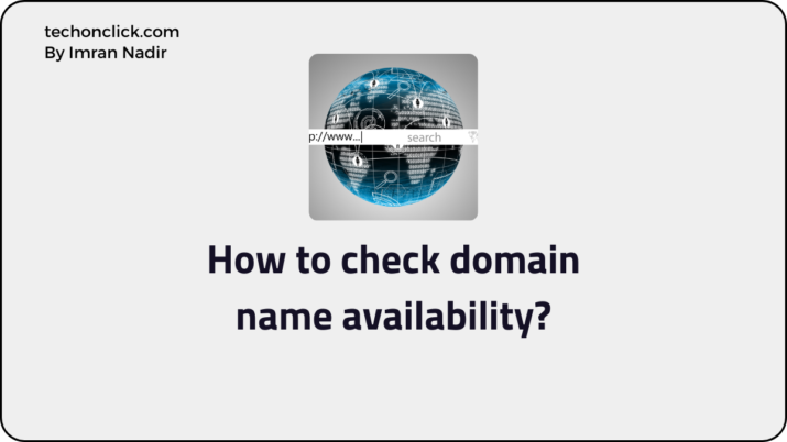 How to check domain name availability? - TechOnClick