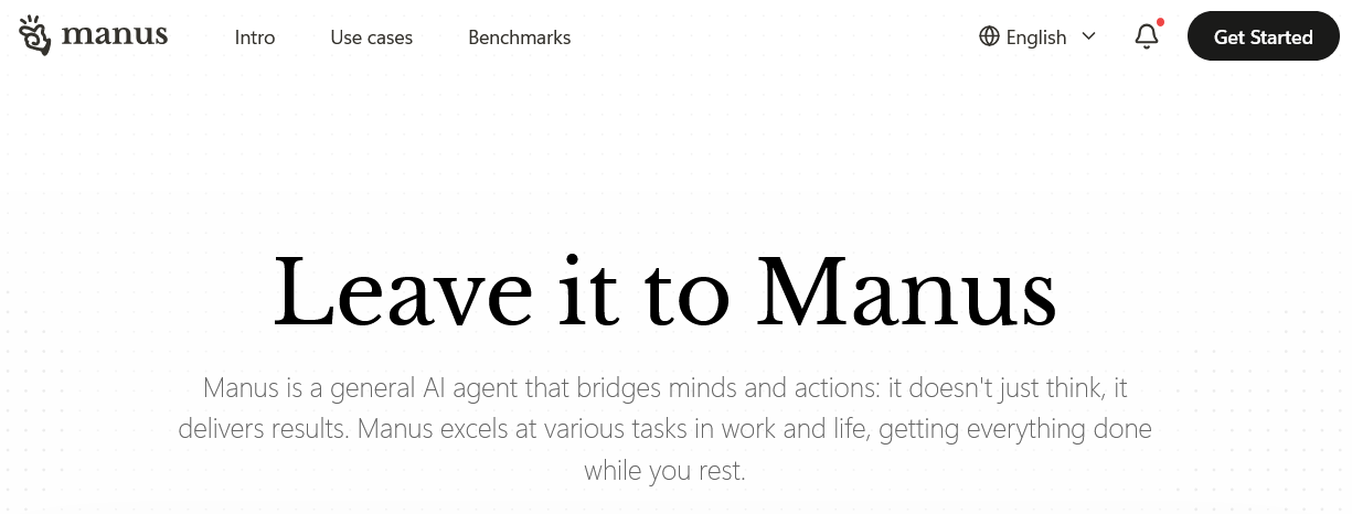 Manus AI - Chinese tech company - general AI agent