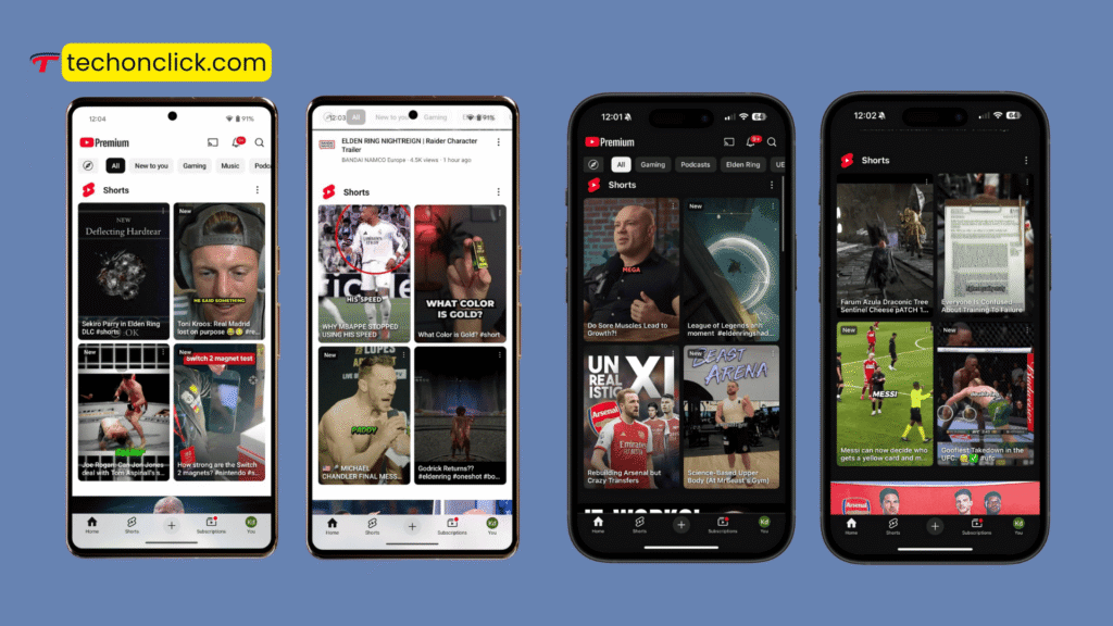 youtube shorts shows NEW tag on new videos